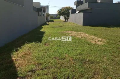 Terreno em condomínio fechado à venda na avenida luiz greco, 225, vila monte alegre, paulínia por r$ 270.000