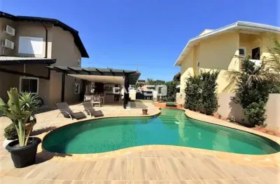 Casa em condomínio fechado com 3 quartos à venda na rua san conrado, 01, loteamento caminhos de san conrado (sousas), campinas, 310 m2 por r$ 1.850.000