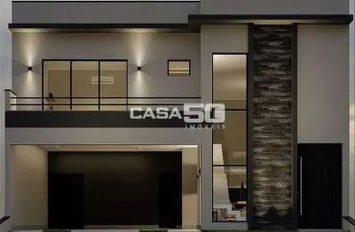 Casa em condomínio fechado com 3 quartos à venda na rua irmã mariana figueiredo, s/n, roncáglia, valinhos, 212 m2 por r$ 1.600.000