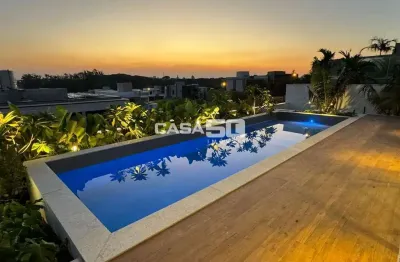 Casa em condomínio fechado com 4 quartos à venda na rua das palmas, 100, alphaville dom pedro, campinas, 382 m2 por r$ 4.600.000
