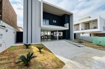 Casa em condomínio fechado com 4 quartos à venda na rua doutor bernardo beiguelman, 100, loteamento parque dos alecrins, campinas, 340 m2 por r$ 2.990.000