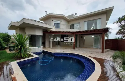 Casa em condomínio fechado com 3 quartos para alugar na avenida presidente juscelino kubitschek de oliveira, 901, parque brasil 500, paulínia, 340 m2 por r$ 13.000