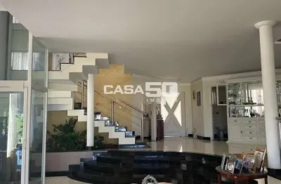 Casa em condomínio fechado com 5 quartos à venda no loteamento alphaville campinas, campinas , 452 m2 por r$ 4.500.000