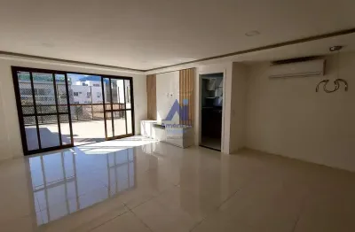 Gleba a - cobertura com 3 quartos para locação, 190 m² - recreio dos bandeirantes - rio de janeiro/