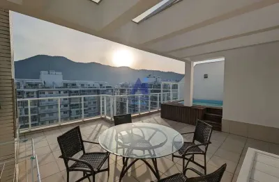 Frames - cobertura 3 quartos, suíte com com hidro, 154 m² à venda - recreio dos bandeirantes - rio