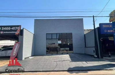 Salão para alugar, 250 m² por r$ 8.150,00/mês - jardim santa rosa - nova odessa/sp