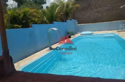 Chácara com 3 dormitórios à venda, 1200 m² por r$ 380.000,00 - centro (tupi) - piracicaba/sp