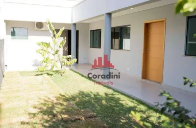Casa com 3 dormitórios à venda, 230 m² por r$ 960.000 - parque universitário - americana/sp