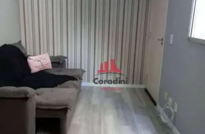 Apartamento com 2 dormitórios à venda, 45 m² por r$ 210.000 - jardim recanto - americana/sp