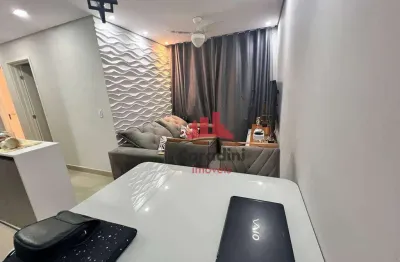 Apartamento com 2 dormitórios à venda, 47 m² por r$ 220.000 - jardim minda - hortolândia/sp