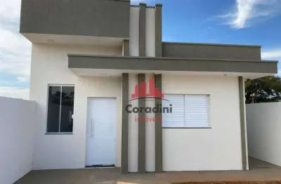 Casa com 2 dormitórios à venda, 59 m² por r$ 360.000 - central park - monte mor/sp