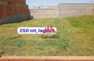 Terreno à venda, 250 m² por r$ 180.000 - jardim dos lagos - nova odessa/sp