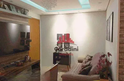 Apartamento com 2 dormitórios à venda, 45 m² por r$ 250.000,00 - jardim terramérica i - americana/sp