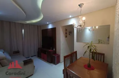 Apartamento com 2 dormitórios à venda, 56 m² por r$ 240.000,00 - chácara machadinho i - americana/sp