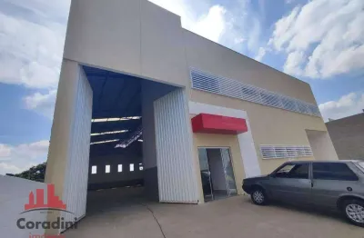 Galpão para alugar, 1022 m² por r$ 16.700,00/mês - parque industrial souza queiroz - limeira/sp