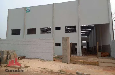 Galpão para alugar, 1000 m² por r$ 14.000,00/mês - parque dos pinheiros - nova odessa/sp