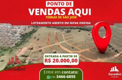 Terreno à venda, 200 m² por r$ 180.000 - jardim da alvorada - nova odessa/sp