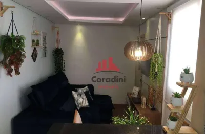 Apartamento com 2 dormitórios, 59 m² - venda por r$ 200.000,00 ou aluguel por r$ 1.351,00/mês - jardim recanto - americana/sp