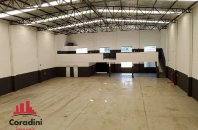 Galpão para alugar, 900 m² por r$ 16.000,00/mês - zona de producao industrial 02 - nova odessa/sp