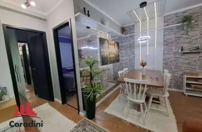 Apartamento com 2 dormitórios à venda, 46 m² por r$ 382.000 - residencial jardim dos ipês - nova odessa/sp