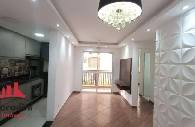Apartamento com 2 dormitórios para alugar, 50 m² por r$ 2.141,72/mês - cariobinha - americana/sp