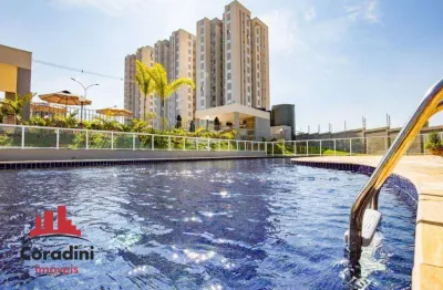 Apartamento com 2 dormitórios à venda,  condomínio portal jardim das angélicas, no bairro nova hostolândia - hortolândia/sp