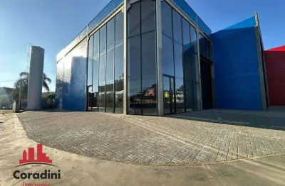 Salão para alugar, 421 m² - loteamento industrial nossa senhora de fátima - americana/sp