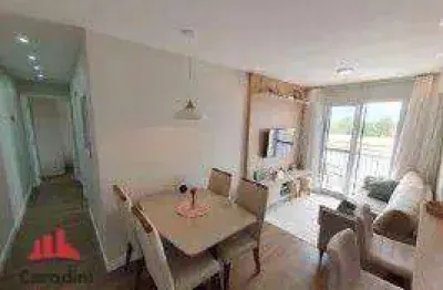 Apartamento com 2 quartos à venda, 60 m² por r$ 380.000 - chácara santa antonieta nova veneza - sumaré/sp