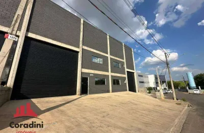Galpão para alugar, 1100 m² por r$ 15.000/mês - jardim industrial dante siani - nova odessa/sp