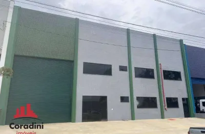 Galpão para alugar, 980 m² por r$ 19.250/mês - centro industrial cintec - santa bárbara d'oeste/sp