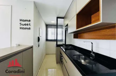 Apartamento com 2 quartos, 58 m² - venda por R$ 320.000 ou aluguel por R$ 2.500/mês - Jardim das Colinas - Hortolândia/SP