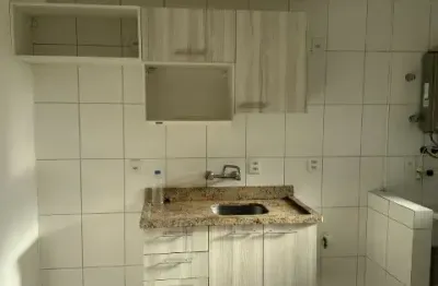 1 quarto de frente, sol e por do sol, semi mobiliado com garagem privativa