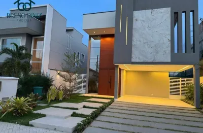 Casa com 4 dormitórios à venda, 213 m² por r$ 1.390.000,00 - cidade alpha - eusébio/ce