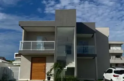 Casa em condomínio para venda em camaçari, alphaville litoral norte 3, 6 dormitórios, 4 suítes, 7 banheiros, 4 vagas
