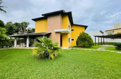 Casa em condomínio para venda em camaçari, busca vida (abrantes), 5 dormitórios, 5 suítes, 7 banheiros, 6 vagas