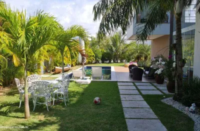 Casa em condomínio para locação em camaçari, busca ville, 4 dormitórios, 4 suítes, 6 banheiros, 4 vagas