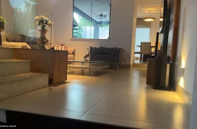 Casa em condomínio para locação em camaçari, alphaville (abrantes), 4 dormitórios, 4 suítes, 6 banheiros, 2 vagas