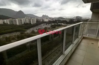 Lopes b2e aluga apartamento ilha pura- milenio- edificio chicago- 2 quartos sendo 2 suites, ampla sala com varando, andar alto 79m2. r$ 5500,00 + taxas