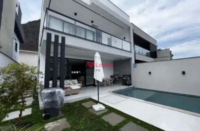 Lopes b2e vende linda casa vargem pequena, belissima casa com4 suites em condominio fechado , valor r$ 1.850.000,00.