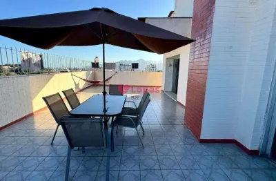 Lopes b2e vende linda cobertura na freguesia, 3 quartos, 1 suite, sala em 3 ambientes, 2 vagas, 245m2, valor 639.000,00.