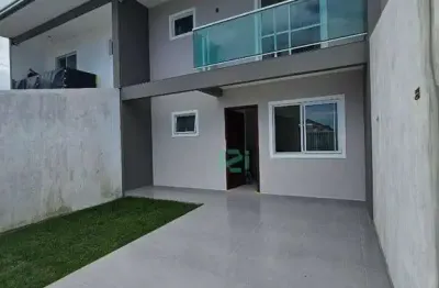 Casa com 3 quartos à venda na avenida prefeito miguel jamur, 650, mirim, guaratuba, 155 m2 por r$ 600.000