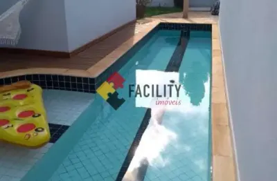 Casa em condomínio fechado com 4 quartos à venda na rua ares, 52, jardim de itapoan, paulínia, 280 m2 por r$ 1.580.000
