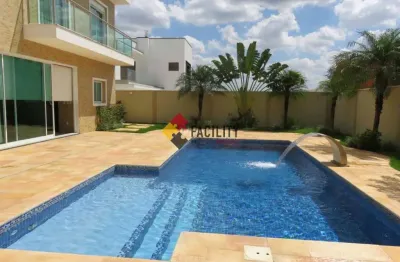Casa em condomínio fechado com 4 quartos à venda na estrada municipal adelina segantini cerqueira leite, 1000, loteamento mont blanc residence, campinas, 430 m2 por r$ 4.150.000