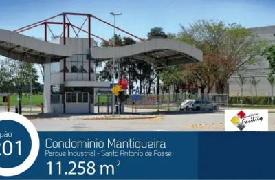 Barracão / galpão / depósito para alugar na avenida da saudade papa joão paulo ii, 1, recreio vista alegre, santo antônio de posse, 11258 m2 por r$ 135.096