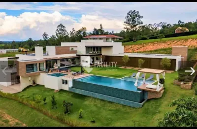 Casa em condomínio fechado com 5 quartos à venda no loteamento residencial parque terras de santa cecília, itu , 1007 m2 por r$ 19.700.000