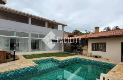 Casa em condomínio fechado com 4 quartos para alugar na rua da glória, 306, loteamento caminhos de san conrado (sousas), campinas, 290 m2 por r$ 6.500