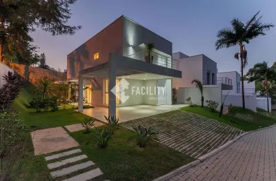 Casa em condomínio fechado com 3 quartos à venda na rua dos vidoeiros, 6, sítios de recreio gramado, campinas, 275 m2 por r$ 2.500.000