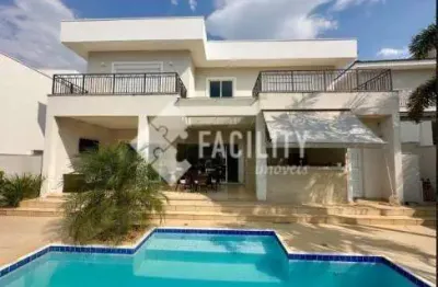 Casa em condomínio fechado com 4 quartos à venda na avenida antônio carlos couto de barros, 59, vila sônia (sousas), campinas, 360 m2 por r$ 3.550.000