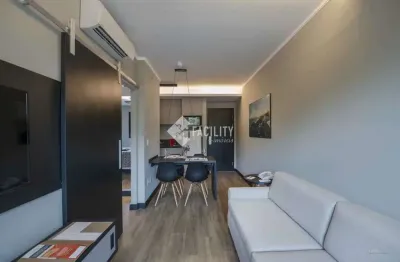 Apartamento com 1 quarto para alugar na rua alecrins, 745, cambuí, campinas, 40 m2 por r$ 4.500