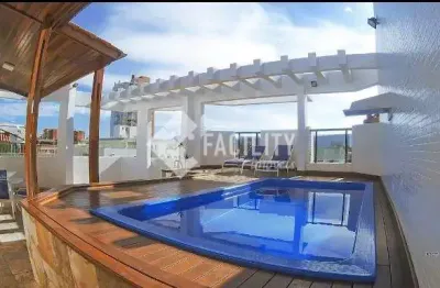 Cobertura com 3 quartos à venda na rua josé amieiro, 124, jardim mar e céu, guarujá, 171 m2 por r$ 640.000